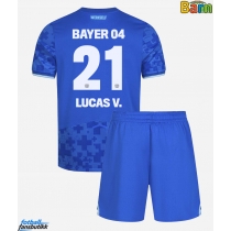 Bayer Leverkusen Lucas Vazquez #21 Tredjedraktsett Barn 2025-26 Kortermet (+ Korte bukser)